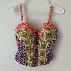 Maaji Bustier Swim Top - see notes about size!